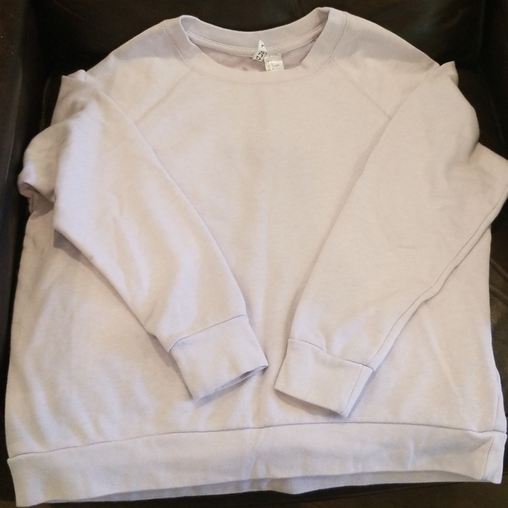 H & M Lavender sweatshirt.